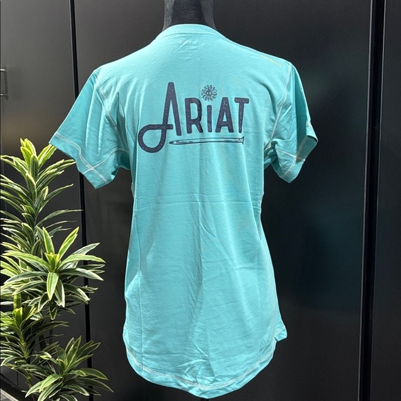 Ariat Tops - Ariat Rebar Workman Graphic back, pocket,moisture wick,stain release,breathable